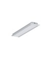 2m aluprofil GROOVE14.V2 BC3/Y - Anodiseret, indbygget, LED skinne