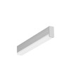 1m aluprofil HI8 C1 - Anodiseret, indbygget, LED skinne