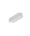 1m aluprofil LINEA-IN20 EE7F/U7 - Ubehandlet aluminium, indbygget, LED skinne