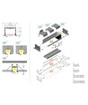 1m aluprofil VARIO30-07 ACDE-9/U9 - Ubehandlet aluminium, indbygget, LED skinne