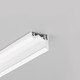 1m aluprofil CORNER10 BC/UX - Hvid lakeret, hjørne, LED skinne