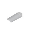 1m aluprofil CORNER12.V2 EF/U - Anodiseret, hjørne, LED skinne