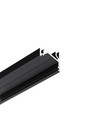 2m aluprofil CORNER12.V2 EF/U - Sort anodiseret, hjørne, LED skinne