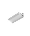 2m aluprofil CORNER14 EE7F/TY - Ubehandlet aluminium, hjørne, LED skinne