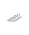 2m aluprofil HIDE10 C4 - Anodiseret, indspartling, LED skinne