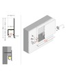 2m aluprofil OMNI10 AC2 - Anodiseret, indspartling, LED skinne