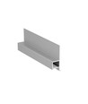 2m aluprofil OMNI10 AC2 - Anodiseret, indspartling, LED skinne