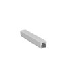 1m aluprofil FLOOR12 K/U - Anodiseret, fliseprofil, LED skinne