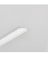 2m aluprofil ARC12 CD/U5 - Hvid lakeret