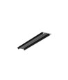 2m aluprofil ARC12 CD/U5 - Sort lakeret