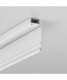 2m aluprofil WALLE12 BCD - Hvid lakeret