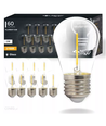 10 stk 2W LED pære - ST14, COB filament, klart glas, E27