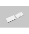 1 stk. Endestykke LINEA20-E7 - Hvid