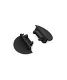 Endestykke GROOVE14 GEN2 - Med hul, sort