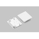1 stk. Endestykke VARIO30-02 - Hvid