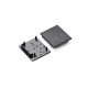 1 stk. Endestykke VARIO30-03 - Sort