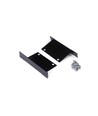 Endestykke PHIL RECESSED - Metal, sort