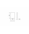 1 stk. Magnetisk holder M01 -  10x14x1,5mm