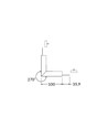 Profilsamler VARIO30-07 270DEG -  op / ned, anodiseret