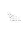 Profilsamler VARIO30-05 120DEG - Hvid lakeret