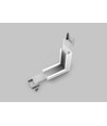 Profilsamler VARIO30-07 90DEG -  op / ned, hvid lakeret