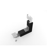 Profilsamler VARIO30-07 270DEG -  op / ned, sort anodiseret