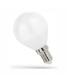 E14 5,5W LED kronepære - G45, filament, mat glas, varm hvid, 300°