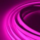 5m 8W/m AnyCut Neon Flex 10x10 Lilla/Pink LED strip - 12V DC, Lilla/Pink, Ingen klippeafstand