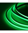 5m 8W/m AnyCut Neon Flex 10x10 Grøn LED strip - 12V DC, Ingen klippeafstand