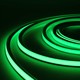 5m 8W/m AnyCut Neon Flex 10x10 Grøn LED strip - 12V DC, Ingen klippeafstand