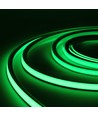 5m 8W/m AnyCut Neon Flex 10x10 Grøn LED strip - 12V DC, Ingen klippeafstand