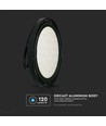 200W LED high bay, 120lm/W - IP65, 4000K, Ø31cm, sort finish