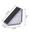 2 stk. Solcelle sensor trappelys - Skumringssensor, IP54