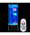 Fiskelampe RGB 30cm høj - Ø11 cm, perfekt til børn og barnlige sjæle