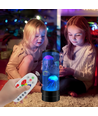 Fiskelampe RGB 30cm høj - Ø11 cm, perfekt til børn og barnlige sjæle