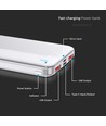 10000mAh Hurtigopladende Powerbank - Hvid.