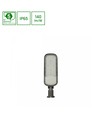 100W skumrings LED gadelampe - Skumringssensor, Ø60 mm, grå, IP65, IK09, 230V