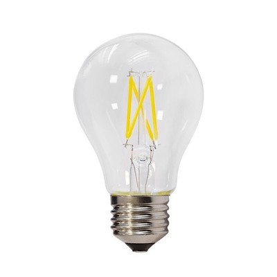 6W dæmpbar LED Pære - Kultråd LED, A60, E27 - Dæmpbar : Dæmpbar, Kulør : Varm