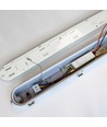 150cm 60W armatur HiCRI, Gennemfortrådet - IP65, RA90, flicker fri