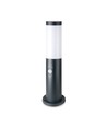 Pullertlampe med PIR-sensor E27 - Rustfrit stålhus (45 cm), Grå, IP44