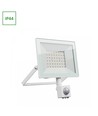 50W projektør med sensor - IP44, Hvid, arbejdslampe, PIR sensor