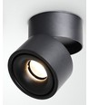 Dæmpbar LED loftspot RA98 - 10W, sort, justerbart, til påbygning