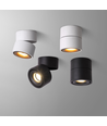 Vero 10W LED påbygningsspot i hvid - RA98, dæmpbar, roterbar