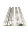 Fleksibel indspartling aluprofil til LED strip - 2 meter, inkl. cover