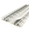 Fleksibel indspartling aluprofil til LED strip - 2 meter, inkl. cover