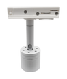 Hvid skinnespot med GU10 fatning - 1-faset, uden lyskilde, 1F3W