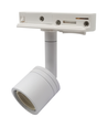 Hvid skinnespot med GU10 fatning - 1-faset, uden lyskilde, 1F3W