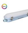 150cm 60W armatur HiCRI, Gennemfortrådet - IP65, RA90, flicker fri