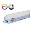 150cm 60W 0-10V RA90 armatur HiCRI, Gennemfortrådet - IP65, 0-10V, Flicker fri