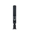 50W skumrings LED gadelampe - Skumringssensor, Ø60 mm, IP65, sort, 230V